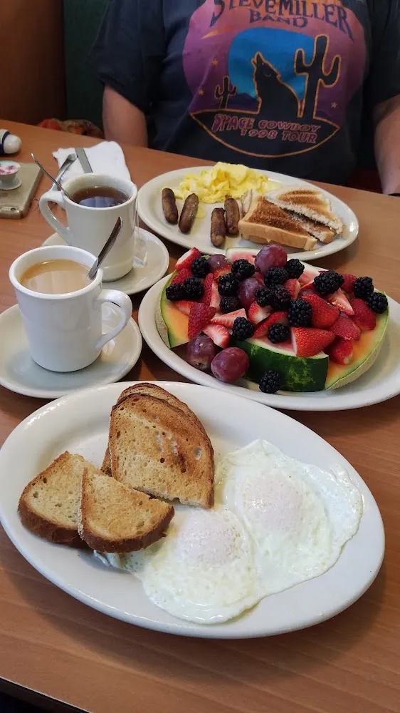 Breakfast and Fruit Salad