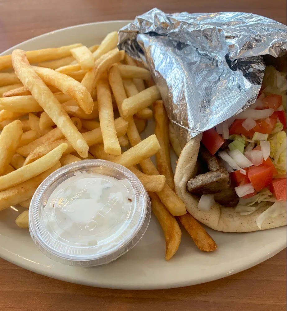 Gyro and Fries