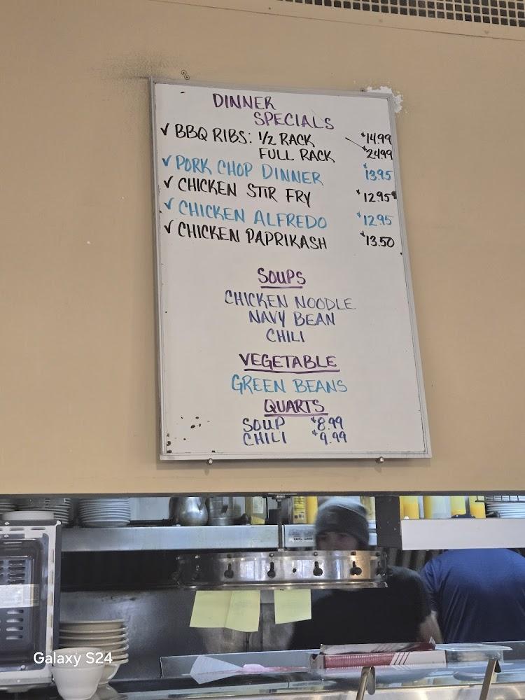 Gander's Family Restaurant - Menu Scan 2